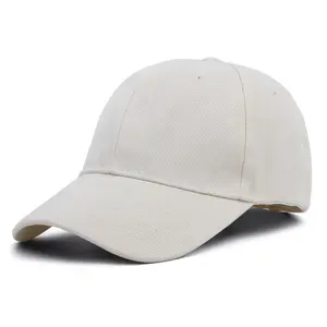 定制时尚促销6面板运动爸爸空白棒球帽平带背复古棒球帽