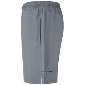 Bermuda à taille élastique personnalisable de haute qualité 100% polyester toile tricotée écologique motif solide décontracté avant bas - Product Image 4