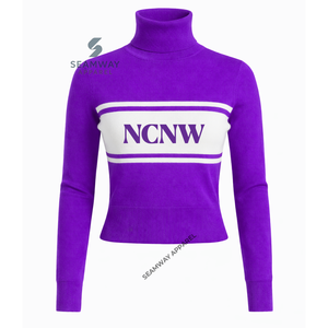 เสื้อสเวตเตอร์คอเต่าสำหรับผู้หญิง NCNW แบบถัก คอสูง สวมใส่สบาย คอเต่าแบบลำลอง เสื้อโปโลคอเต่า เสื้อสเวตเตอร์อุ่นๆ - Product Image 1