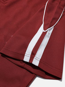 เสื้อโปโลแขนสั้นสำหรับผู้ชาย, เสื้อผ้าแนวสตรีทเสื้อโปโลผ้า100% แห้งเร็ว - Product Image 3