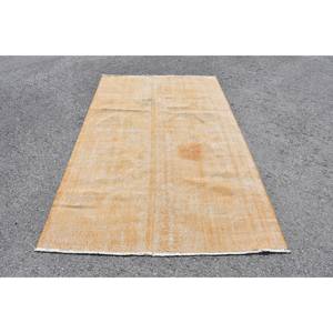 Tapis Patchwork Orange Moderne 4.9X8.1 pieds Abstrait Rectangle Design Laine Grande Surface Tapis Turc pour Adolescent Salon Latex - Product Image 1