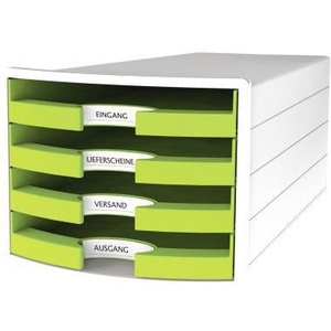 Desktop & <b>Drawer</b> Organizers 4-<b>Drawer</b> HAN IMPULS Box (Trend Color Lemon White Housing) - Product Image 1