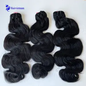Лидер продаж, человеческие волнистые волосы, необработанные натуральные волосы из Вьетнама