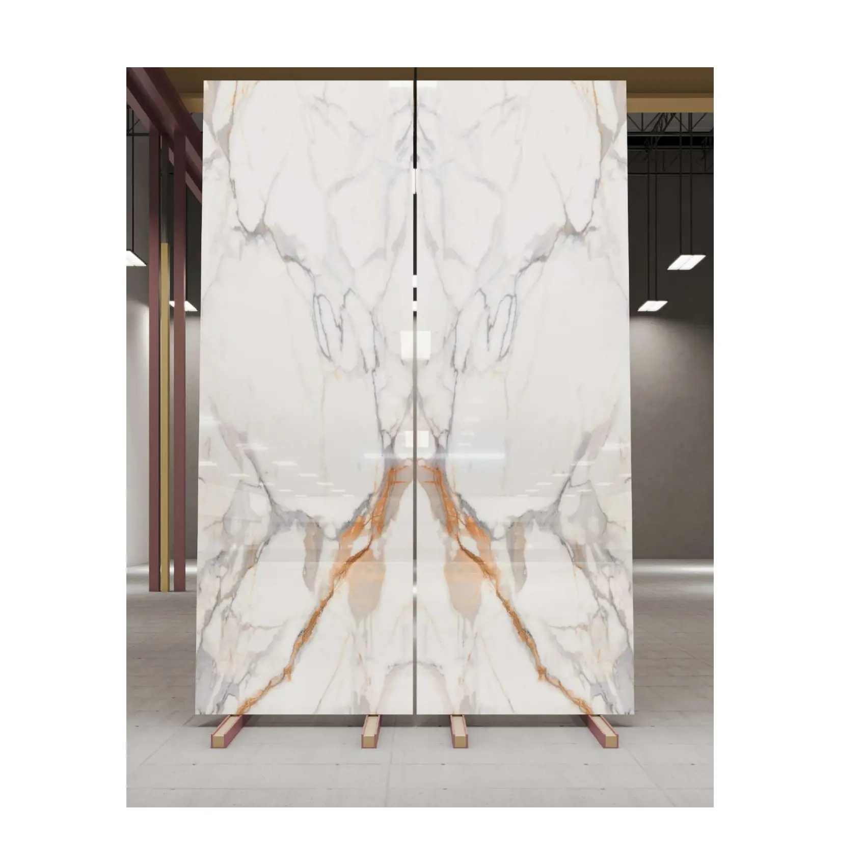 Fornitura all'ingrosso di colore corpo 800X2400-15MM Caprice Borgata piastrelle di marmo per applicazioni commerciali e domestiche
