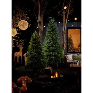 Flocons de neige en étoile suspendus en métal pour la décoration de Noël Décorations élégantes Articles étonnants fabriqués par coup de pinceau Bliss d'Inde - Product Image 4