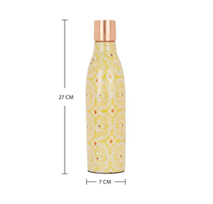 Artículos elegantes Botella de agua impresa de cobre Accesorios para bebidas Artesanías Botella de bebida de cobre a prueba de fugas Mejor venta - Product Image 2