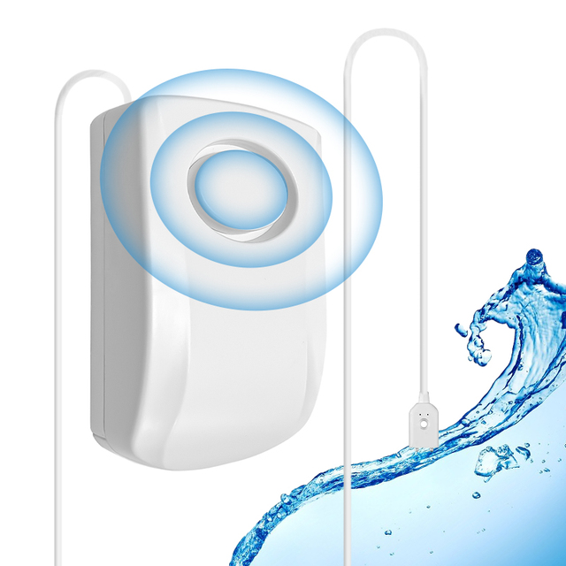 Ariza AF-9700 Leak Alert Flood Alarm Water Leak Sensor Detector 130dB High Sensitive Home Security with 1 Year Warranty