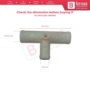 Conector de Refrigerante BHC643 de 4 Vías, 7705030158 para 11 21 9 - Product Image 5