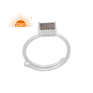 Hot Selling Fine Sterling Silver Natural <b>Labradorite</b> Gemstone Stackable <b>Ring</b> Custom Jewelry For Women Gift For Her - Product Image 1