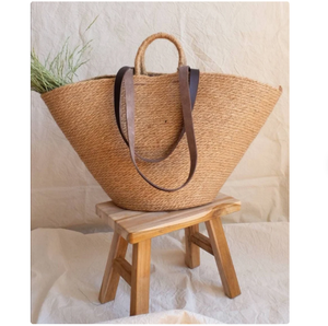 Beach Straw <b>Small</b> Shoulder <b>Bag</b> With <b>Drawstring</b> Lining for Women Crochet Macrame Beach <b>Bags</b> Direct From Indian Supplier - Product Image 2