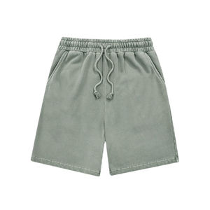 Online 2025 Custom <b>Men's</b> Acid Wash High Quality Heavyweight Blank Quick Dry Fashion <b>Vintage</b> Side Pocket <b>Shorts</b> For <b>mens</b> - Product Image 5