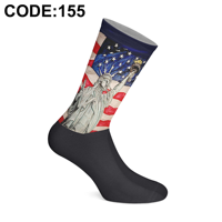 Chaussettes d'art imprimées numériquement de qualité supérieure, fabriquées en Turquie, design par sublimation, motifs uniques et colorés, taille unique.