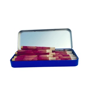 Superbros กล่องฉลากที่กำหนดเองห่อกลีบกุหลาบแดงผลไม้/กรวยในโลหะขายส่งสมุนไพรรูปทรงกรวยน้ำหนักเบา - Product Image 1