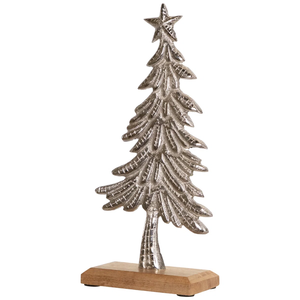 Décoration de Noël au design moderne, arbre en métal, ornements festifs et de fête, arbre de Noël en bois de haute qualité - Product Image 4