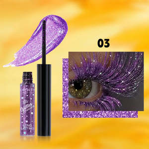 High Quality 3-Color Glitter Liquid for <b>Mascara</b> for Festive Makeup Long-Lasting Waterproof Halal Certified Vegan Curling - Product Image 4