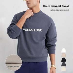 Sweat à capuche 400gsm Pro Sports Sweatshirts à col rond personnalisés Fabricant de sweatshirts à col rond en coton décontracté pour hommes Sweatshirt à capuche - Product Image 2