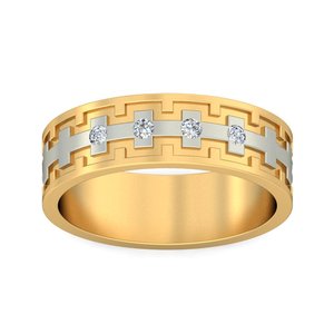 Ishi Diamonds <b>Men</b>’s 18k Gold Lab Grown Diamond <b>Ring</b> - Product Image 4