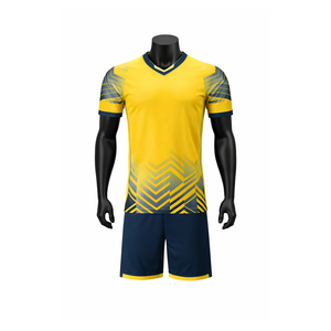Uniforme de Fútbol Personalizado al por Mayor, Camiseta y Pantalones Cortos, Transpirable, Ligero, para Entrenamiento y Partido - Product Image 1