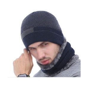 Mono Riders Unisex Winter Warm Cuffed Striped Breathable Spandex/Cotton Satin Lined Knitted Beanie Custom Logo <b>Men</b> Women Outdoor - Product Image 6