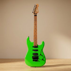 กีตาร์ไฟฟ้าคุณภาพสูงรุ่น SBS SS300 สายเหล็ก พร้อมปิ๊กอัพ Alnico แบบ Coil Tap Treble Bleed Floyd Rose Tremolo ไม้เมเปิลอบแห้ง - Product Image 1