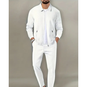 ชุดวอร์มผู้ชายแบบใหม่ ผ้าโพลีเอสเตอร์ ระบายอากาศได้ดี ออกแบบเองได้ คุณภาพสูง กางเกงวอร์มผู้ชาย - Product Image 6