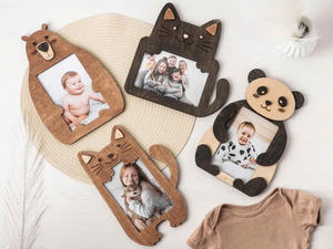 Tendance chaude Mignon cadres photo pour table de famille Mignon Fine Hoop Fashion Jewelry Gift Set Nouvelles Idées de Produits Écologiques - Product Image 6