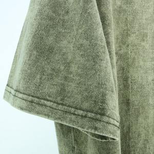 เสื้อยืดลายกรดสำหรับผู้หญิงเสื้อยืดกราฟิกน้ำหนักมากแบบย้อนยุค - Product Image 4