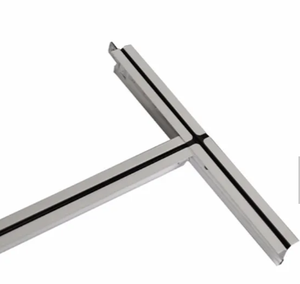Cassette en acier galvanisé Tuiles de plafond suspendu Barre en T Quille de plafond en acier en forme de t, barre en t Composant de grille de plafond <span class=keywords><strong>FUT</strong></span> - Product Image 6