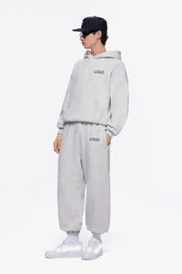 OEM Logo personnalisé Gym Wear unisexe 2 pièces Boxy Fit sweat avec col à capuche haute qualité Streetwear Design tendance pour l'hiver - Product Image 2