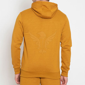 Survêtements décontractés pour hommes avec capuche pour l'hiver, en tissu respirant léger et uni, pour la salle de sport, la course à pied et l'entraînement - Product Image 3