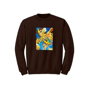 Anime Collection Sweat-shirt d'hiver décontracté pour femmes avec col ras du cou 100% coton polaire sérigraphie doublée de poches - Product Image 6