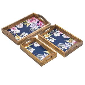 Bandeja de Servicio de Alimentos de Madera Esmaltada de Alta Gama, Acabado Premium, Elegante, Ecológica y Duradera - Product Image 1