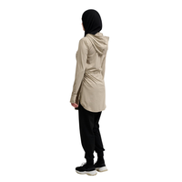 Vêtements de sport modestes pour femmes musulmanes, fournis par le fabricant, vêtements de fitness actifs, capuche, polyester uni, équipement de sport