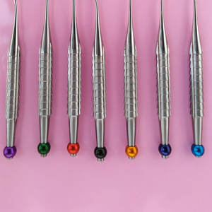 Elevador de raíz luxación PDL puntas precisas Instrumentos dentales herramientas lote de 7 piezas a + Kit de cirugía odontología quirúrgica - Product Image 3