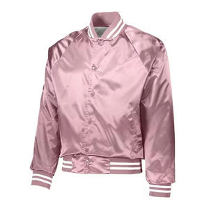 Veste universitaire Letterman à col montant en laine unisexe personnalisée tissu de laine de haute qualité imperméable au vent tenue décontracté personnalisé - Product Image 3