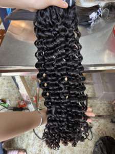 High Quality Vietnamese Pixie Curly Bundles Human <b>Hair</b> 100% Unprocessed No Tangle No Shedding With Wholesale Price - Product Image 6
