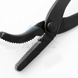 Farrier de acero inoxidable al por mayor de primera calidad, remachadores profesionales de pezuña de caballo de mandíbula curvada para el cuidado de pezuñas equinas, Plata duradera - Product Image 5