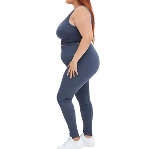 Leggings de Yoga Sin Costuras de Talla Grande con Cintura Alta, Tejido Elástico de Compresión, Ropa Deportiva de Soporte, Pantalones de Gimnasio para Mujer - Product Image 2