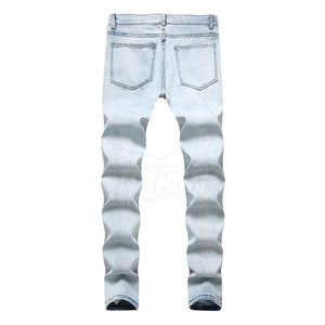 Los pantalones vaqueros rasgados de calidad superior para hombre más vendidos, ligeros y transpirables para ropa informal en invierno - Product Image 2