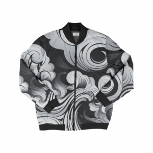 Chaqueta universitaria de satén con cremallera unisex para hombre, manga larga, 100% poliéster, informal, con soporte de bombardero, Etiqueta Privada, sublimación, nueva para hombre - Product Image 3