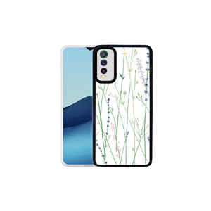 Coque en silicone Premium Vivo Y11S M-Fit, coque arrière en TPU souple à motifs, motif fleur n°4, compatible Vivo Y19 A34, élégante 'Ins' - Product Image 1