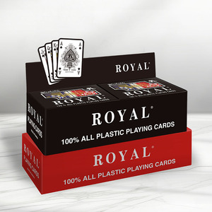 Index à 4 coins pour cartes à jouer de la série classique, double jeu, 100% imperméable, plastique, personnalisable, taille Bridge/Poker - Product Image 5