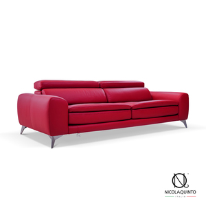100% italiano in vera pelle di lusso 2 posti divano salotto elegante Design mobili per la casa per <span class=keywords><strong>soggiorno</strong></span> di alta qualità tappezzeria