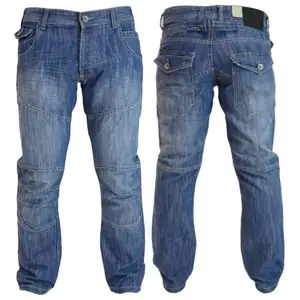 Pantaloni in Denim di alta qualità da uomo con stampa Logo personalizzata su di esso in vendita intera Jeans in Denim di alta qualità per uomo