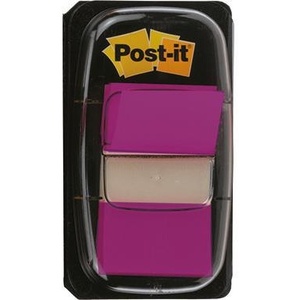 Tiras Adhesivas Post-it de 50 Hojas, Color Morado, 43.2 x 25.4 mm, para Archivadores - Product Image 1