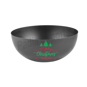 Tazón para Servir Clásico de Acero Inoxidable Negro Impreso, Apto para Lavavajillas - Product Image 2