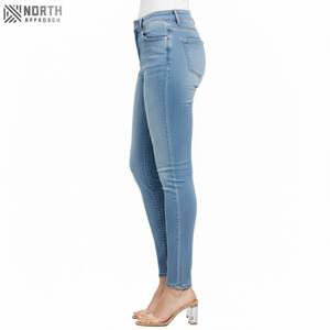 Nuevos Pantalones vaqueros de moda para mujer transpirables de secado rápido con precio al por mayor nuevos Pantalones vaqueros de moda para mujer con color y logotipo personalizados - Product Image 3