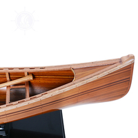 B077 - Modèle de canot vietnamien ancien et moderne, artisanat peint à la main, bateau en bois durable, antique nautique, personnalisé