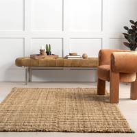 Tapis et carpettes faits à la main en jacinthe d'eau, antidérapants, lavables, adaptés aux animaux domestiques, pour salon, tapis de sol écologique, moderne