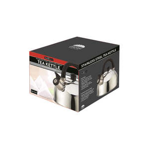 Bollitore da tè moderno in acciaio inossidabile da 2,5 litri con fischietto, capacità 3L, adatto per induzione, per uso domestico, in metallo, plastica e vetro - Product Image 2
